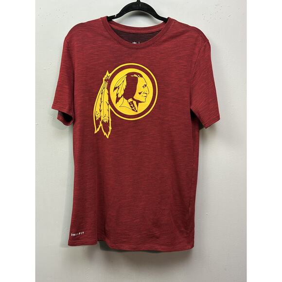 Washington Football Team Shirt Mens Medium Red NFL Football Dri Fit Nike Tee - Picture 1 of 9